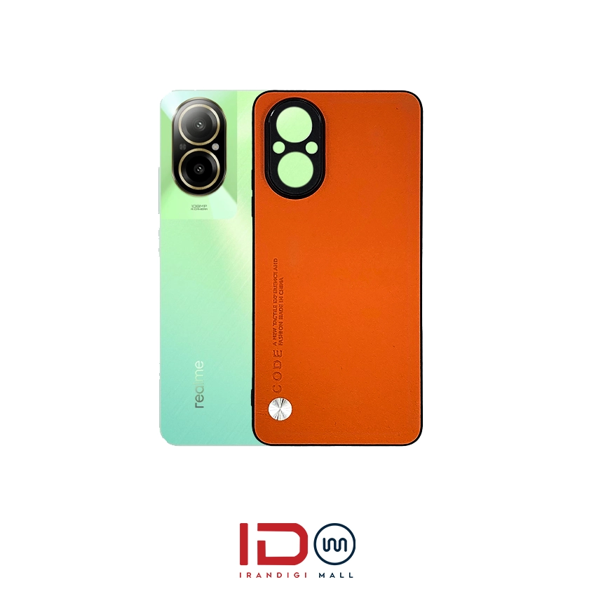 قاب چرمی لاکچری گوشی ریلمی مدل REALME C67 برند CODE — تصویر ۴