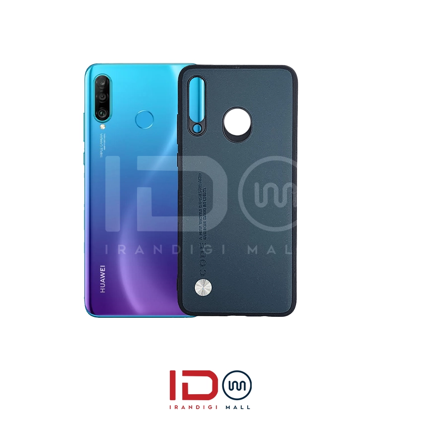 قاب چرمی لاکچری گوشی هواوی مدل HUAWEI P30 LITE برند CODE رنگ سبز تیره