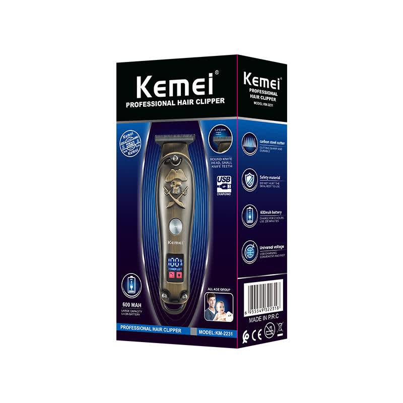 ماشین اصلاح موی سر و صورت کیمی مدل KM-2231 — تصویر ۳