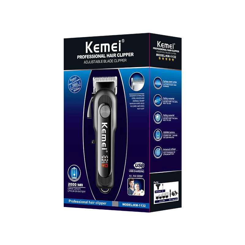 ماشین اصلاح موی سر و صورت کیمی مدل KM-1132 — تصویر ۷