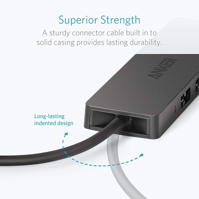 هاب USB انکر 4 پورت Anker 4-Port USB 3.0 Hub A7516 — تصویر ۴