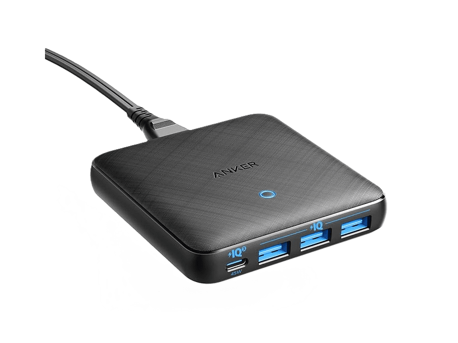 آداپتور 65W انکر 4 پورت Anker Charger, 65W 4 Port Charging Station A2045