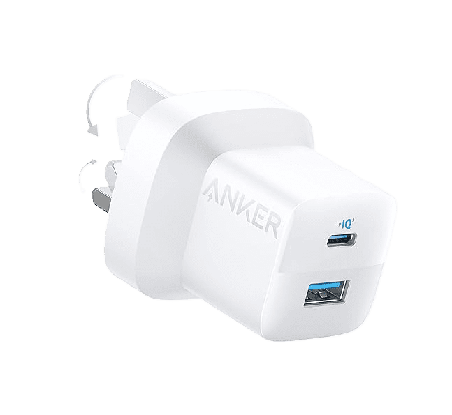 شارژر دیواری 33W انکر USB C Plug, Anker 33W 2-Port USB C A2331