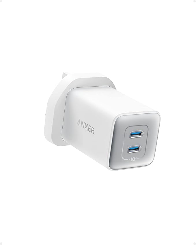 شارژر دیواری 47W انکر Anker USB C Charger 47W, 523 (Nano 3), 2 Port Compact GaN Fast Charger A2039