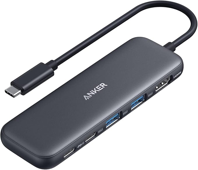 هاب تایپ سی 5 پورت نسل سوم انکر Anker 332 USB-C Hub (5-in-1) – مدل A8355