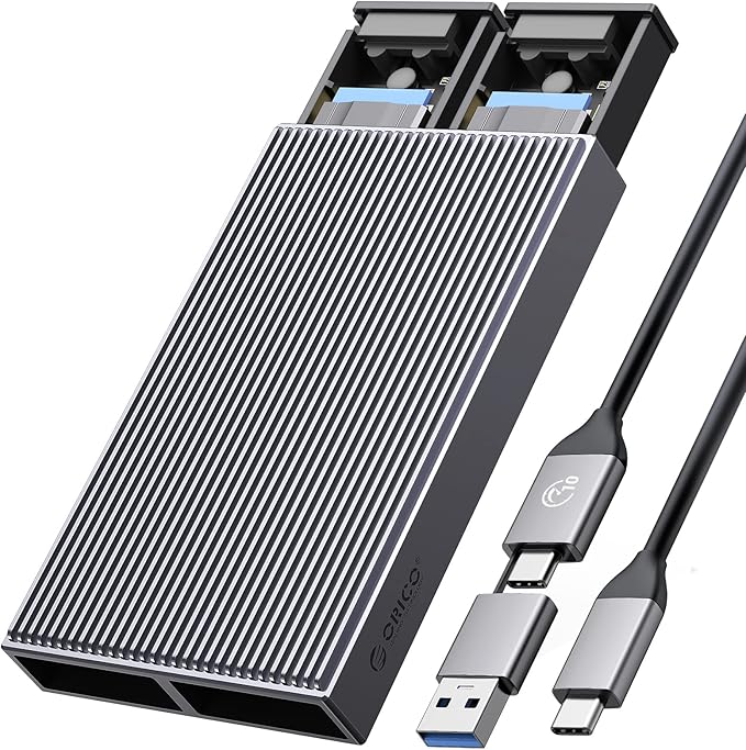 باکس هارد دوتایی اوریکو ORICO Dual M.2 NVMe SATA SSD Enclosure BM2C3-2SN