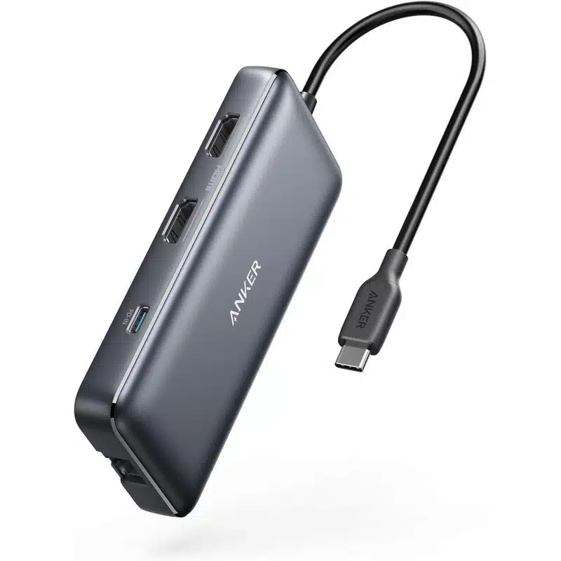 هاب 8 پورت انکر Anker A8380 Dual 4K HDMI