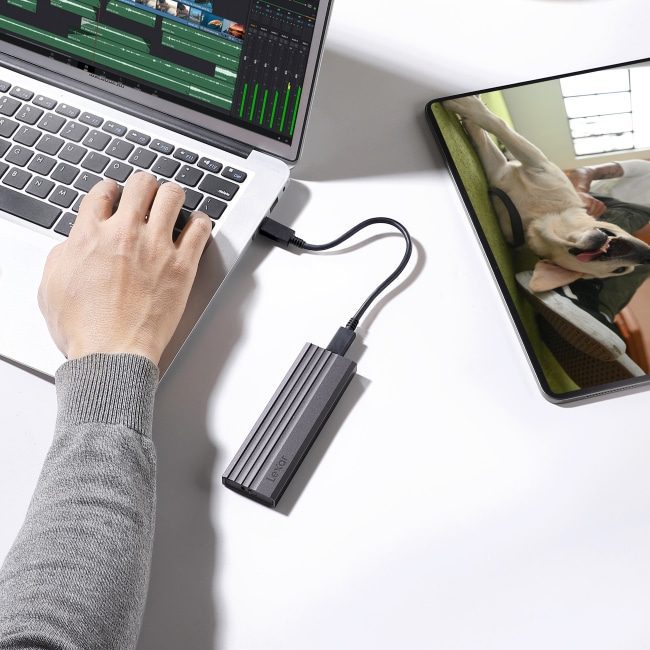 باکس هارد لکسار Lexar E350 M.2 SSD Enclosure — تصویر ۶