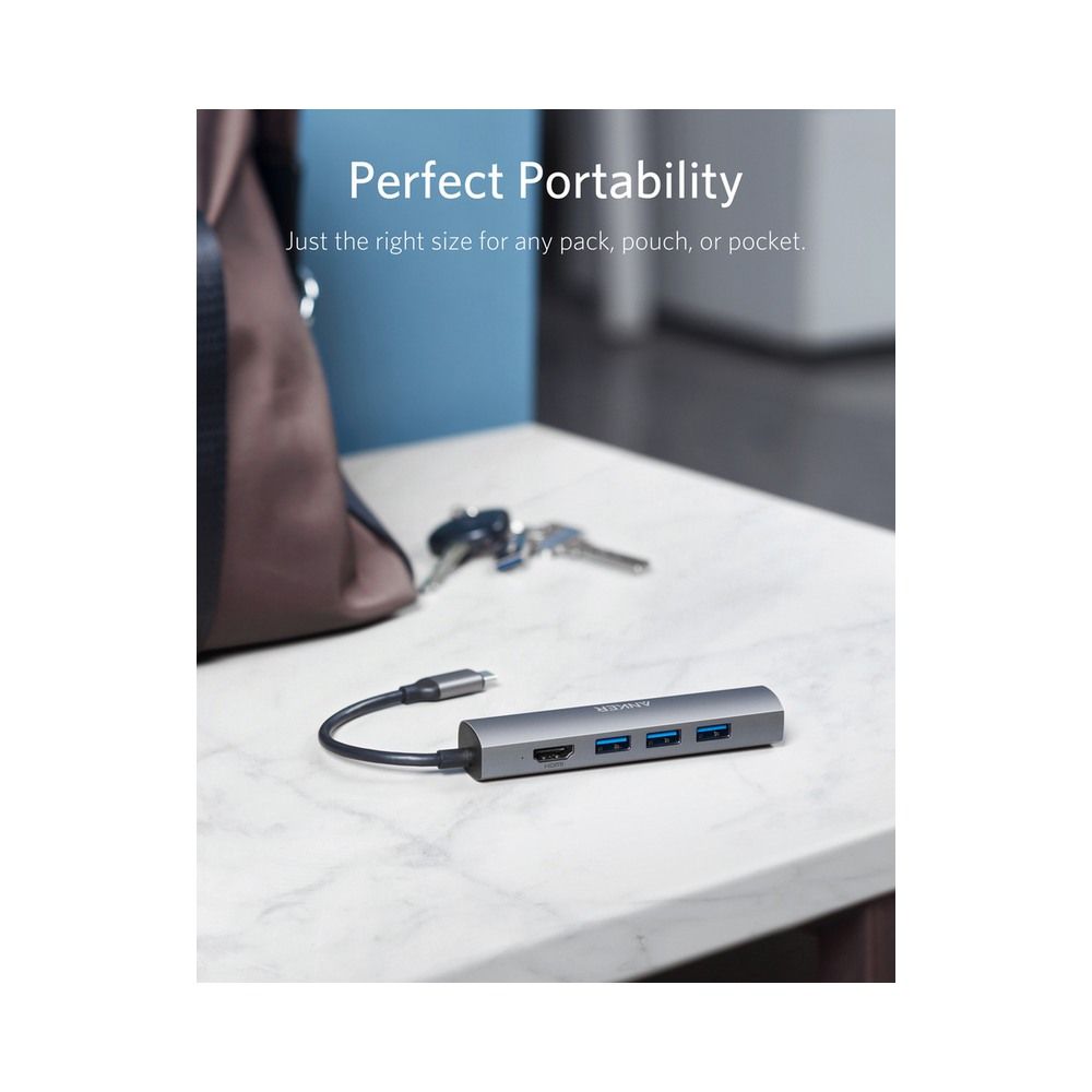 هاب انکر 5 پورت تایپ سی Anker USB C Hub 5-in-1 مدل A8331 — تصویر ۸