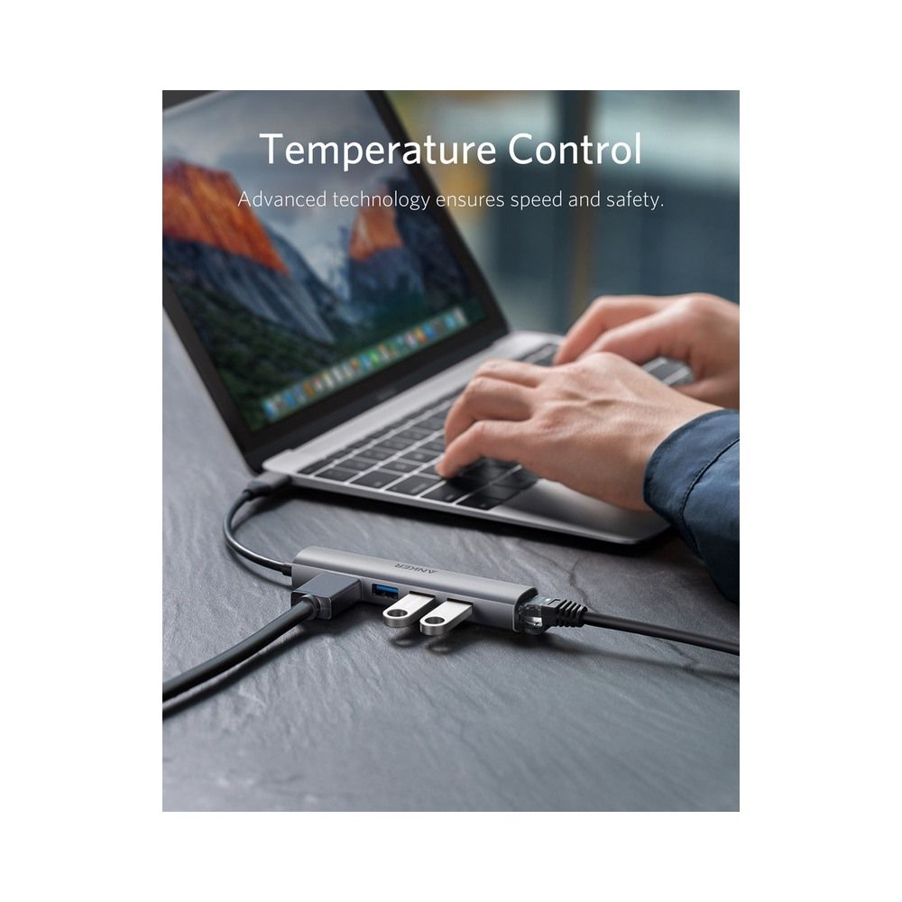 هاب انکر 5 پورت تایپ سی Anker USB C Hub 5-in-1 مدل A8331 — تصویر ۷