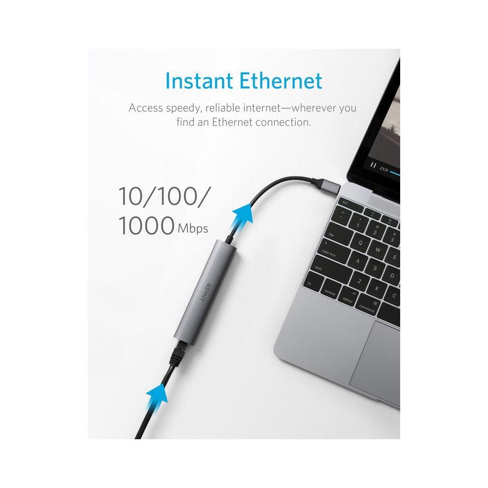 هاب انکر 5 پورت تایپ سی Anker USB C Hub 5-in-1 مدل A8331 — تصویر ۴
