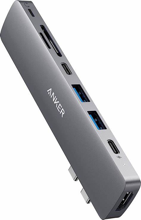 هاب 8 پورت انکر مخصوص مک بوک Anker USB C Hub 8-in-2 مدل A8381 — تصویر ۲
