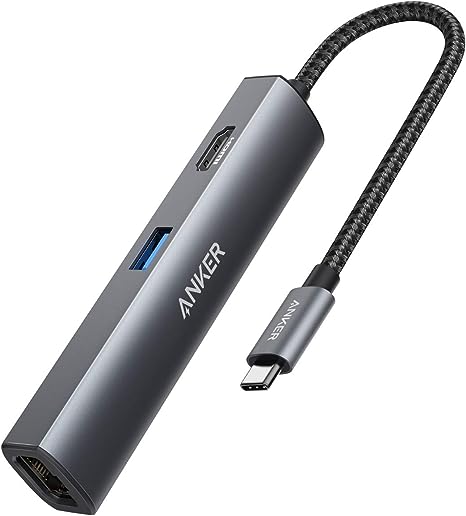 هاب 5 پورت انکر usb-c اورجینال Anker Hub 5-in-1 مدل A8338