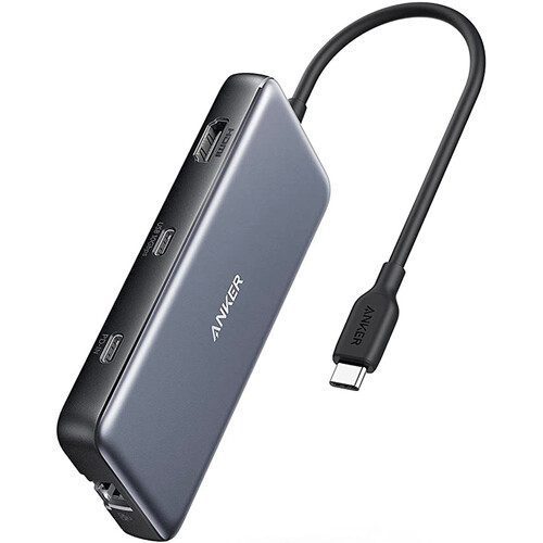 هاب انکر 8 پورت Anker USB-C (اورجینال) — تصویر ۲