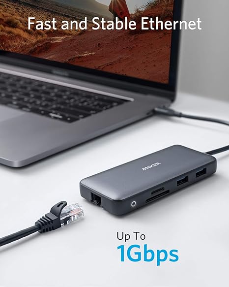هاب انکر 8 پورت Anker USB-C (اورجینال) — تصویر ۴