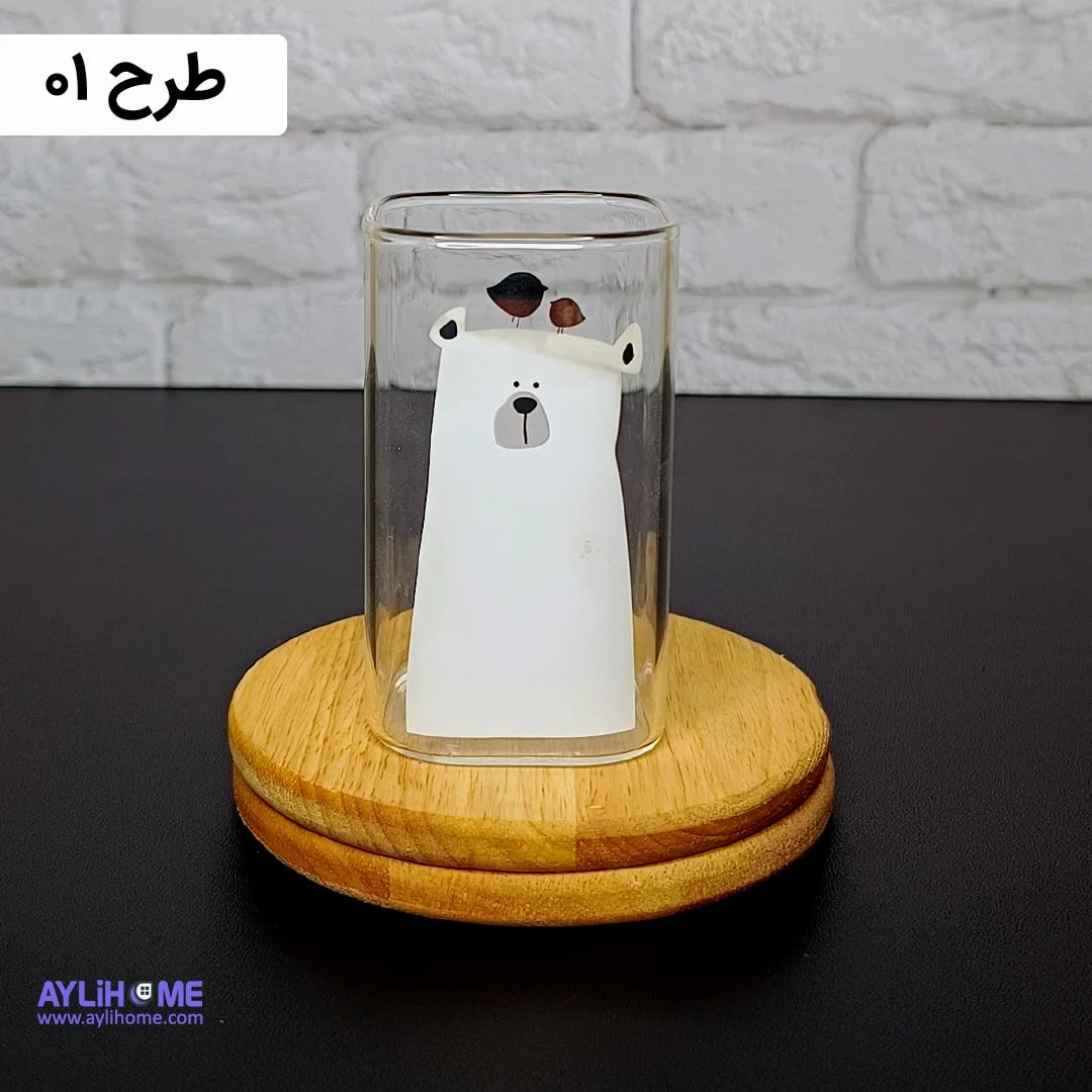 ماگ پیرکس طرح خرس — تصویر ۴