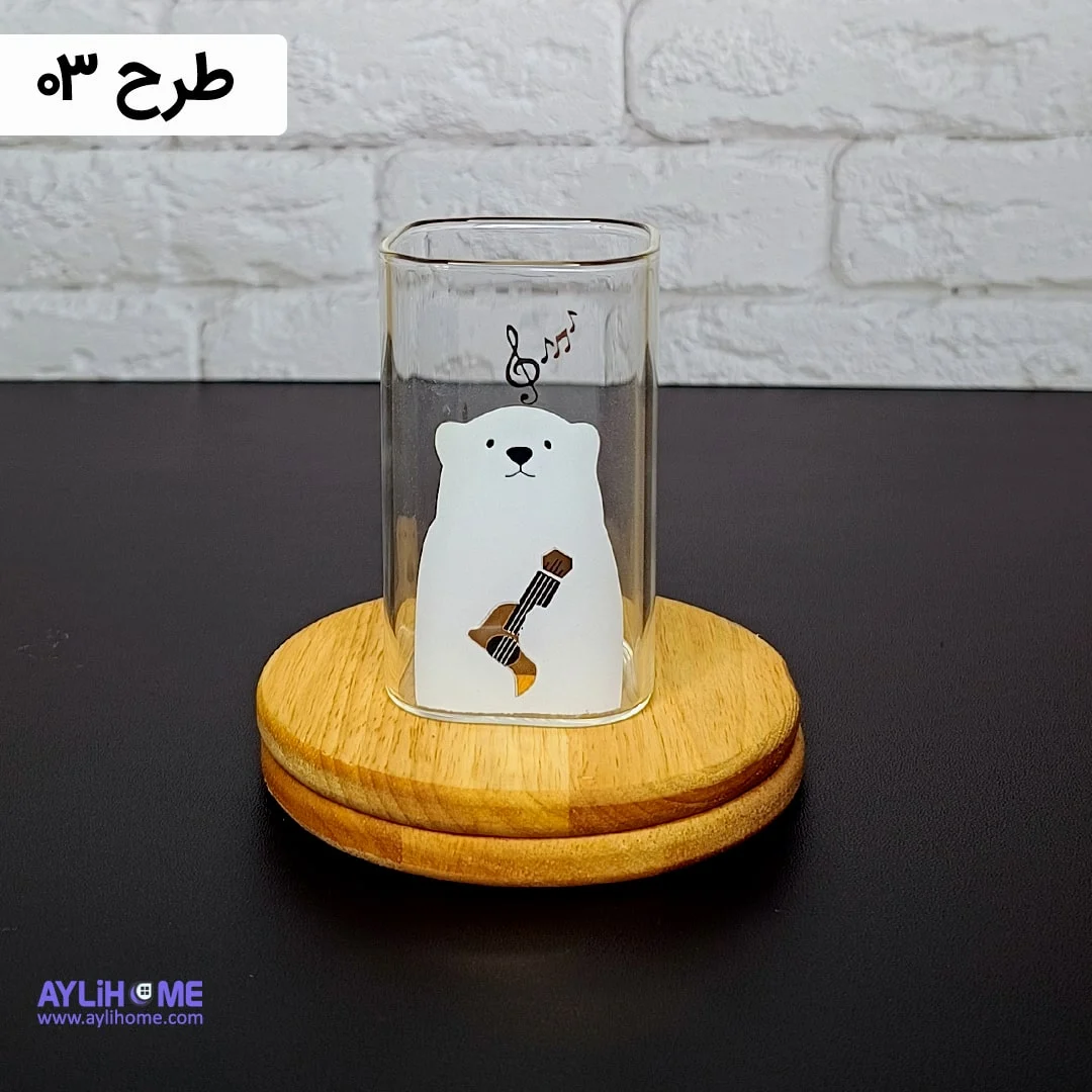 ماگ پیرکس طرح خرس — تصویر ۶