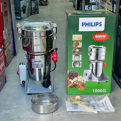 آسیاب صنعتی فیلیپس مدل PH-2025 ظرفیت ۱۰۰۰ گرم قدرت ۸۰۰۰ وات