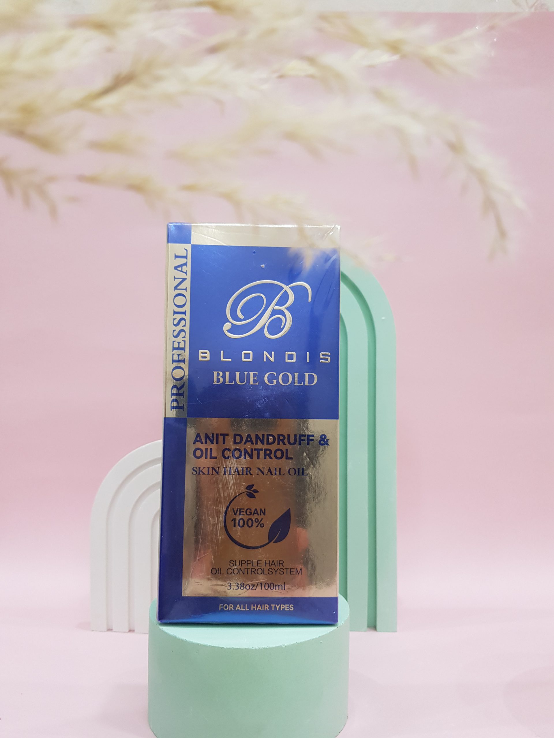 روغن مو بلوندیس بلو گلد blondis blue gold,مخصوص مو و ناخن و پوست — تصویر ۳