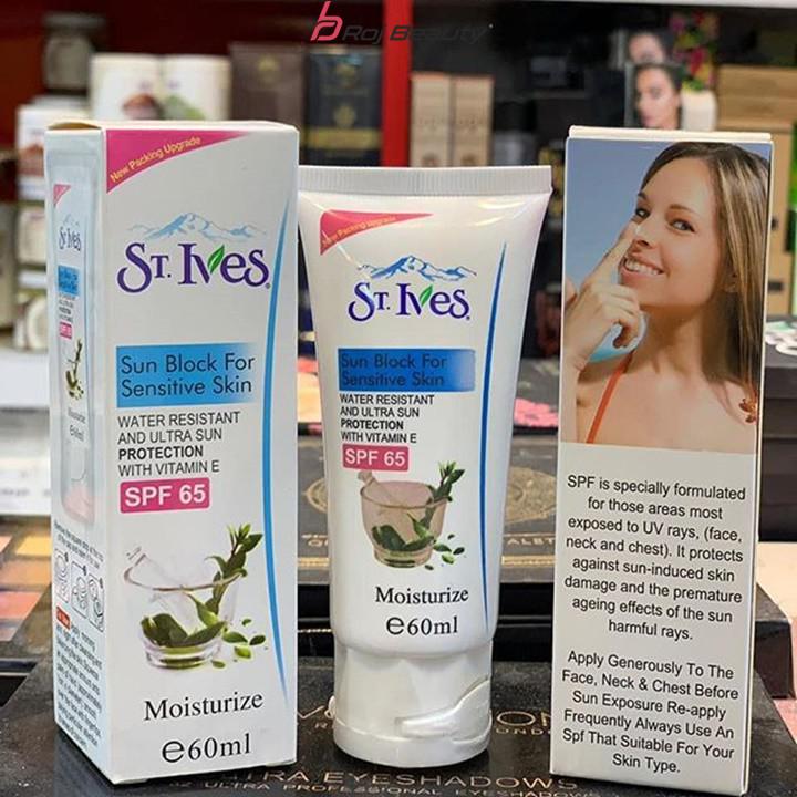 ضد آفتاب Stives مخصوص صورت وکل بدن برای پوست های حساس SPF65 — تصویر ۳