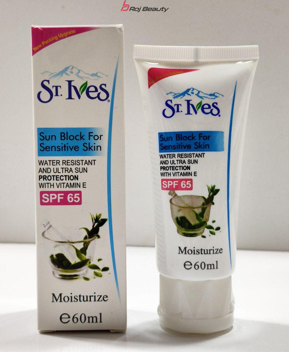 ضد آفتاب Stives مخصوص صورت وکل بدن برای پوست های حساس SPF65 — تصویر ۲