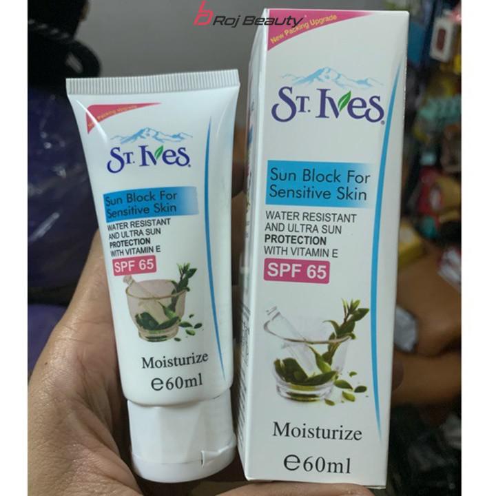 ضد آفتاب Stives مخصوص صورت وکل بدن برای پوست های حساس SPF65 — تصویر ۵