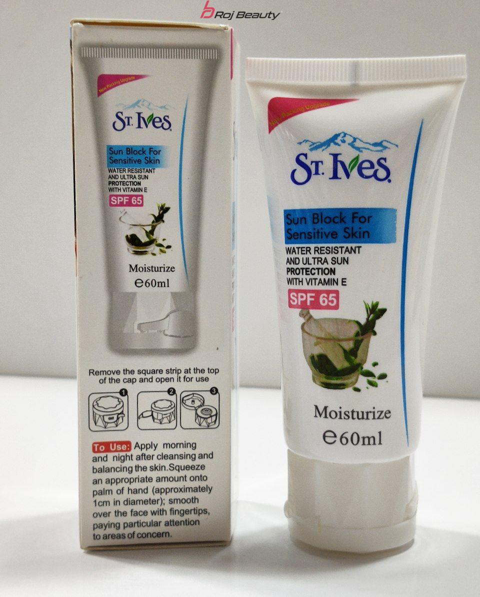 ضد آفتاب Stives مخصوص صورت وکل بدن برای پوست های حساس SPF65 — تصویر ۷