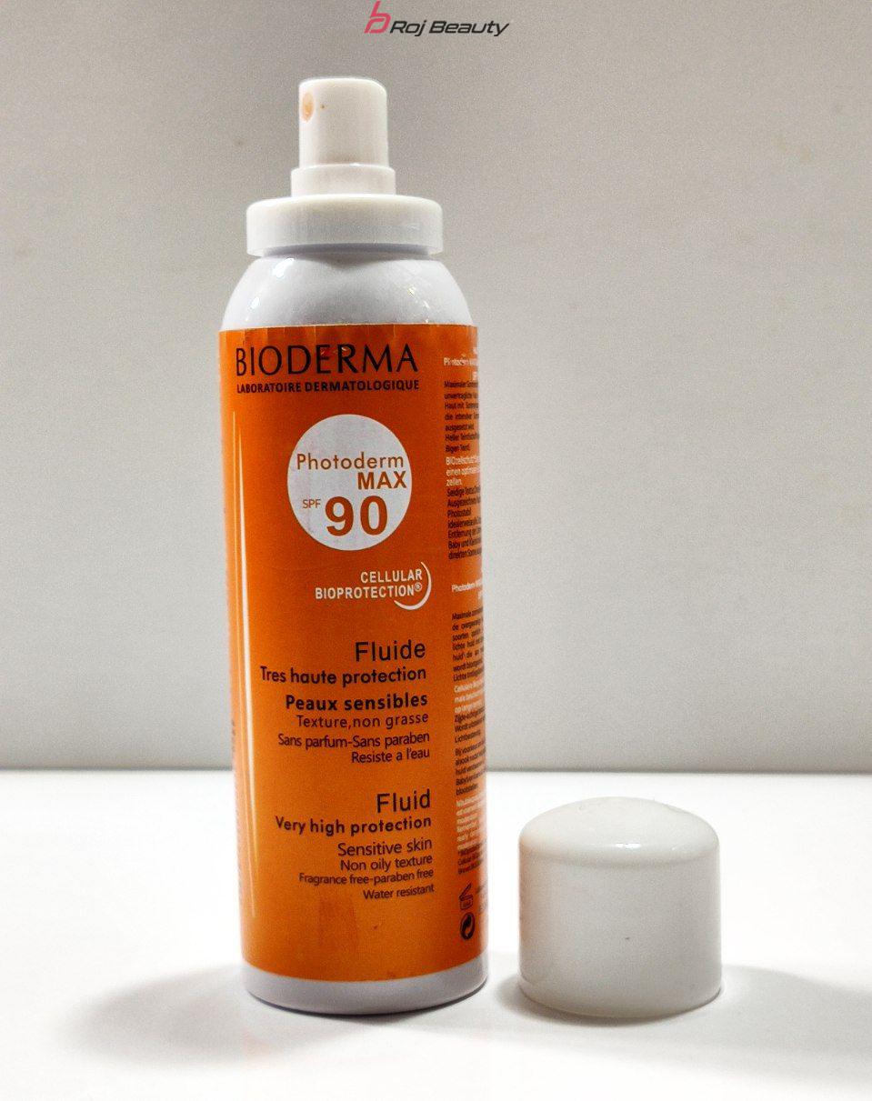 اسپری ضدآفتاب رنگی بایودرما BIODERMA SPF90 180میلی لیتر — تصویر ۳