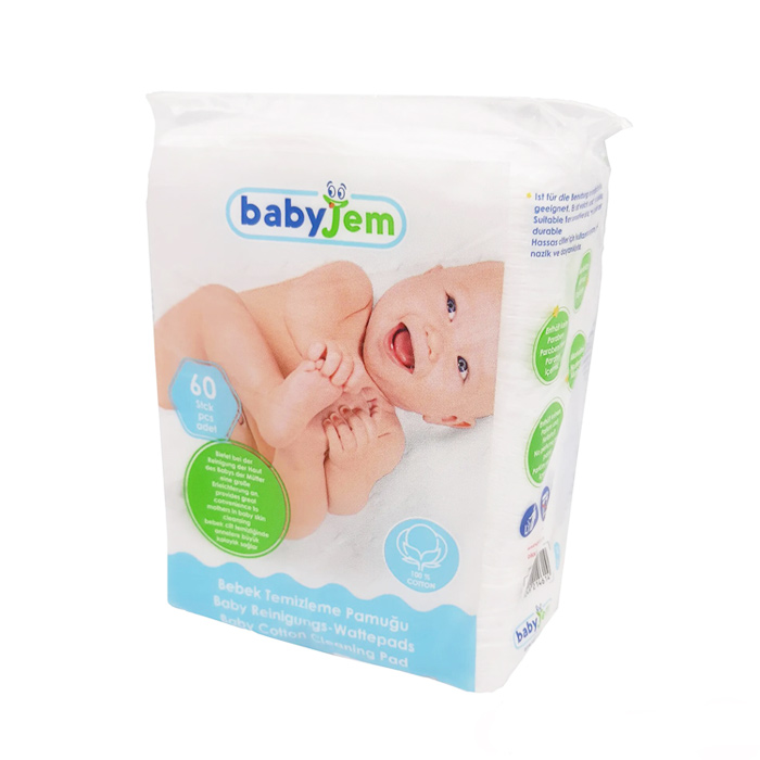 پد لیف یکبار مصرف (دستمال استریل) بیبی جم Baby Jem — تصویر ۲