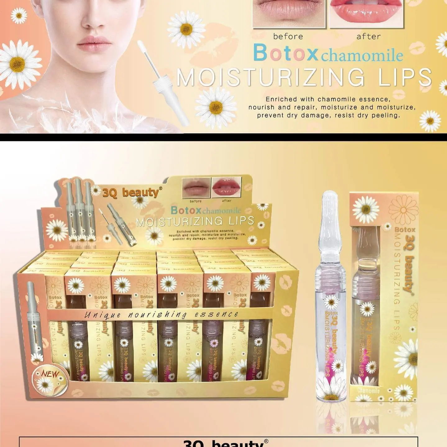 سرم بوتاکس لب حجم دهنده در چهار عصاره گیاهی BOtox 3beauty — تصویر ۵