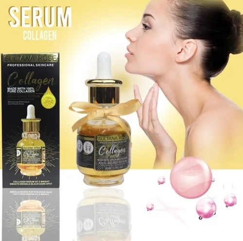 سرم کلاژن ساز100% خالص با ویتامین‌ سلطان روز sultanarose — تصویر ۲