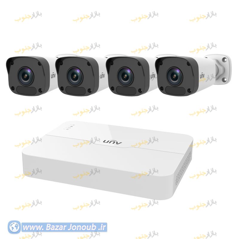 بسته 4عددی دوربین مداربسته UniView