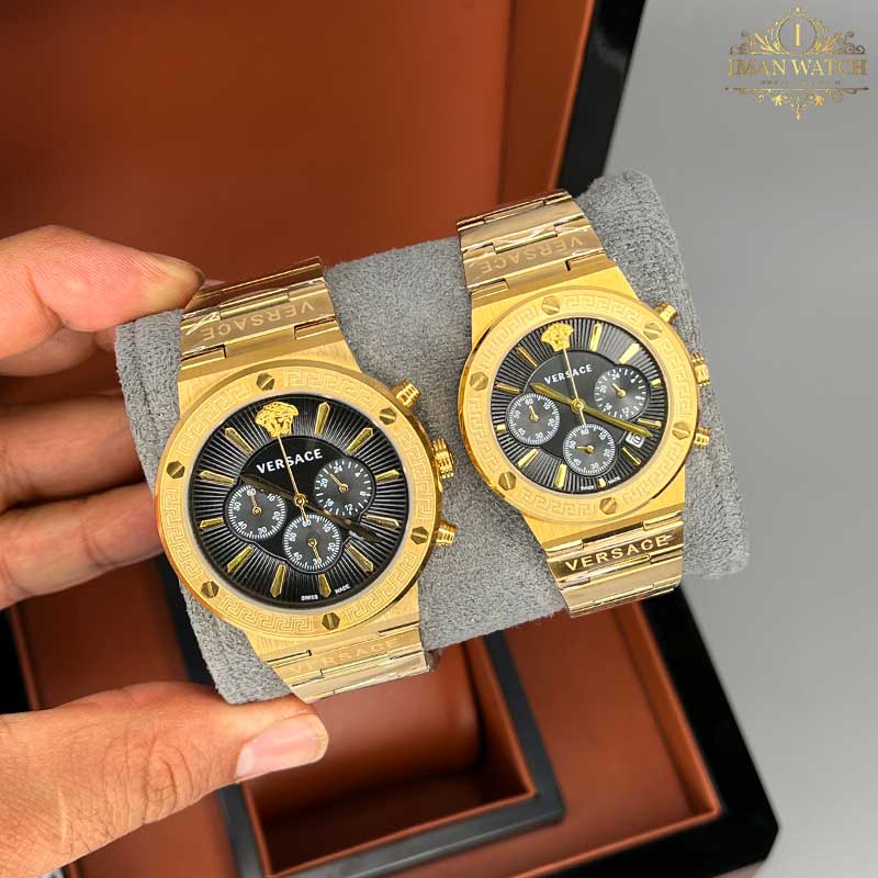 ساعت ست ورساچه مردانه زنانه Versace 75025GL — تصویر ۳