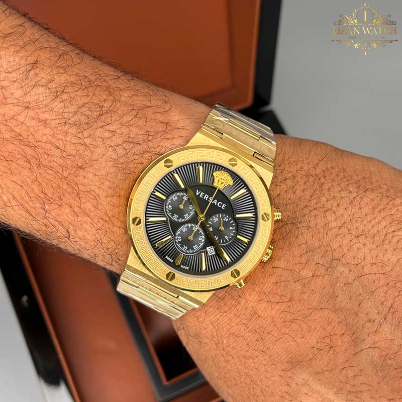 ساعت ست ورساچه مردانه زنانه Versace 75025GL — تصویر ۴