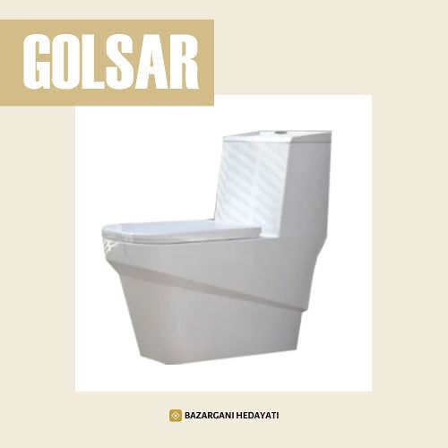 توالت فرنگی گلسار مدل یونیک 70 واش داون