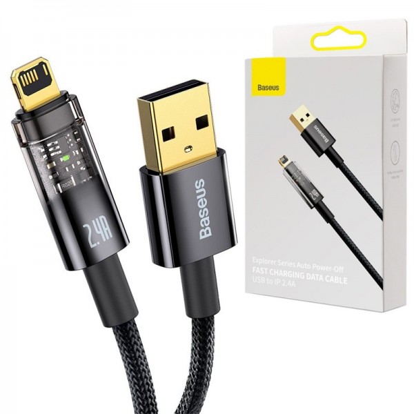 کابل آيفون (Lightning) طول 2 متر بیسوس (Baseus) مدل CATS000501