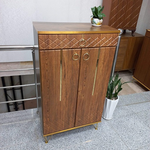 جاکفشی پایه فلزی 2 درب مدل وی — تصویر ۸