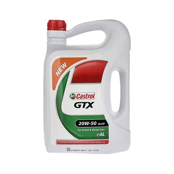 روغن موتور کاسترول GTX 20W50 چهار لیتری — تصویر ۲