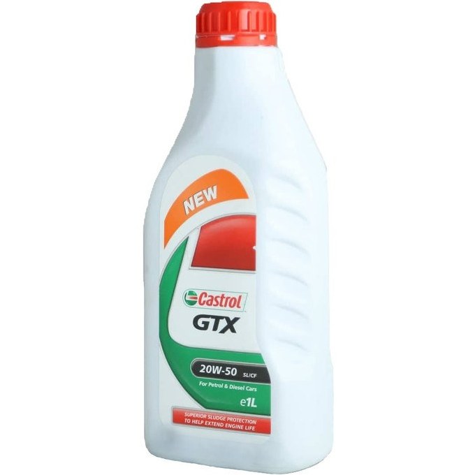 روغن موتور خودرو کاسترول مدل GTX 20W50 SL حجم یک لیتری — تصویر ۲