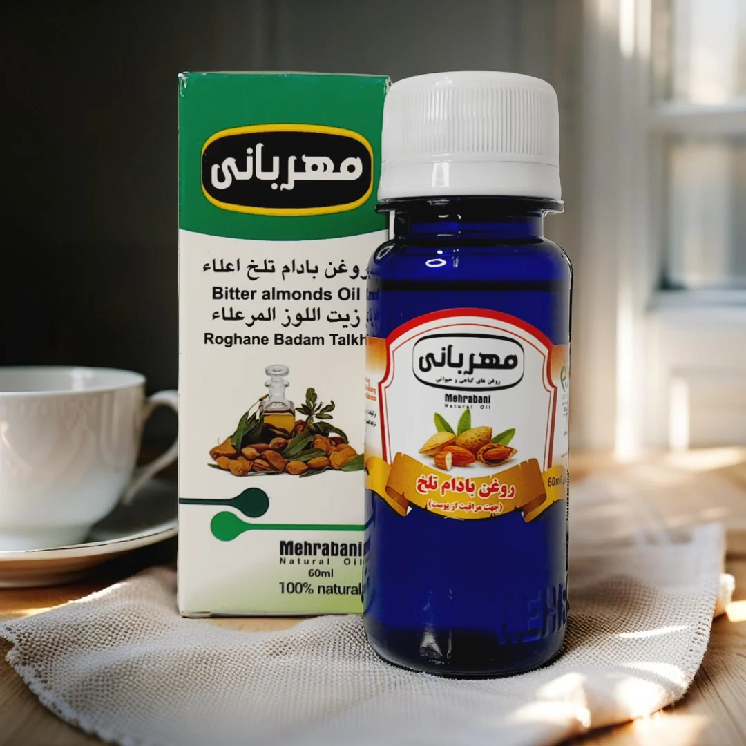 روغن بادام تلخ مهربانی تقویت پوست و مو — تصویر ۲
