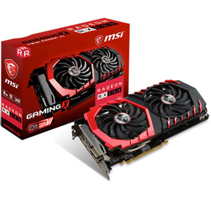 کارت گرافیک کارکرده msi RX580 8GB Gaming X