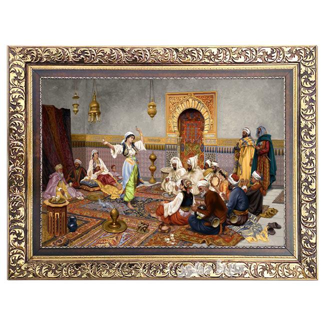 تابلو فرش ماشینی مجلس رقص شرقی – 3336