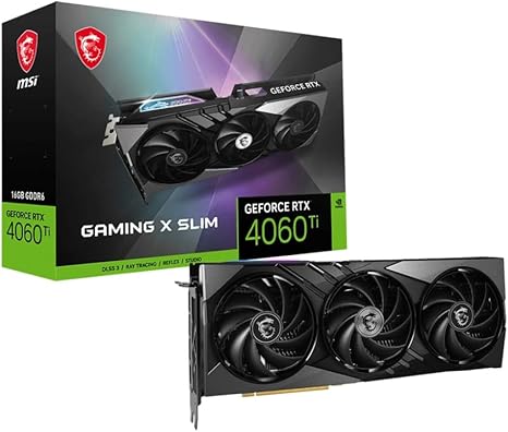 کارت گرافیک ام اس آی مدل MSI GeForce RTX 4060 Ti GAMING X SLIM 16G