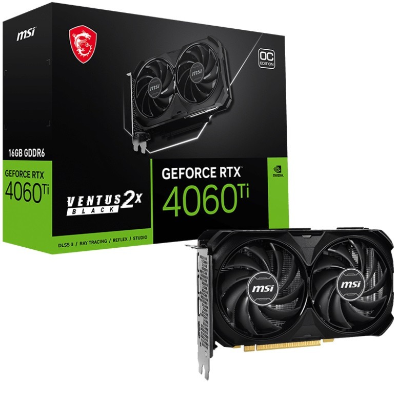 کارت گرافیک ام اس آی مدل GeForce RTX™ 4060 Ti OC VENTUS 2X 16G