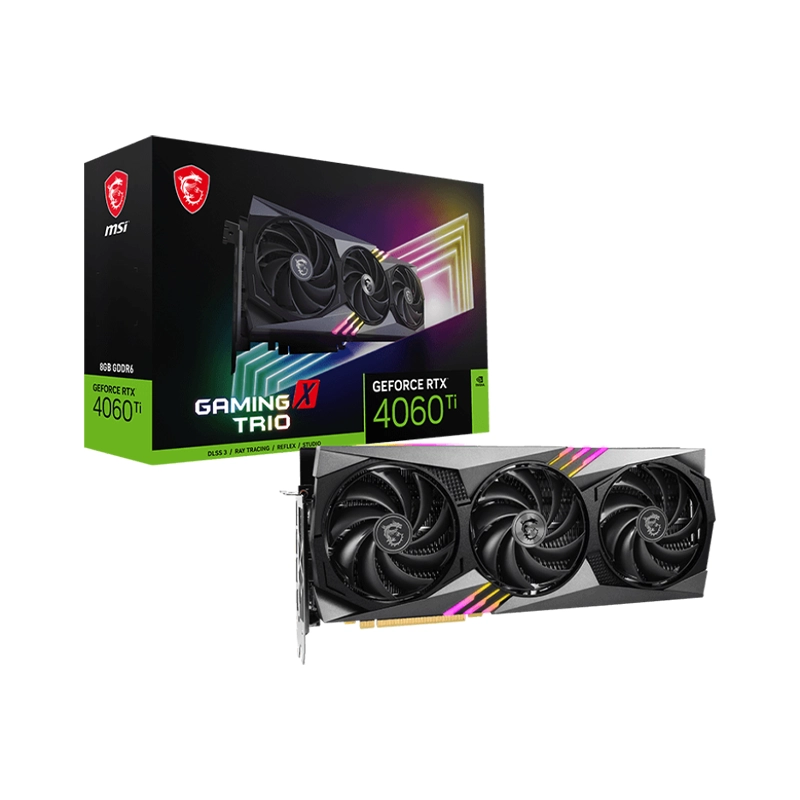 کارت گرافیک ام اس آی مدل RTX 4060 Ti GAMING X TRIO 8G GDDR6