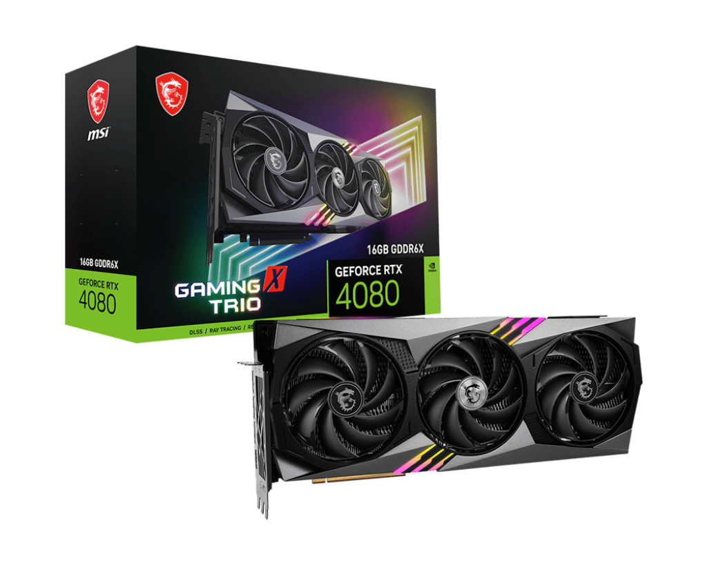 کارت گرافیک ام اس ای MSI RTX 4080 GAMING X TRIO 16GB