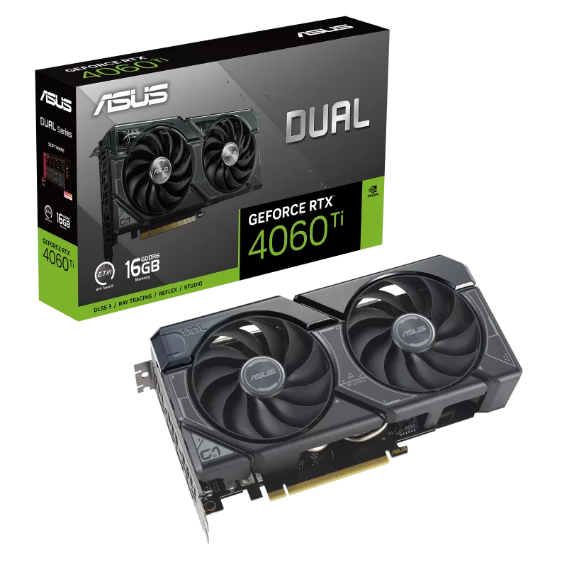 کارت گرافیک ایسوس Dual GeForce RTX 4060 Ti OC 16GB