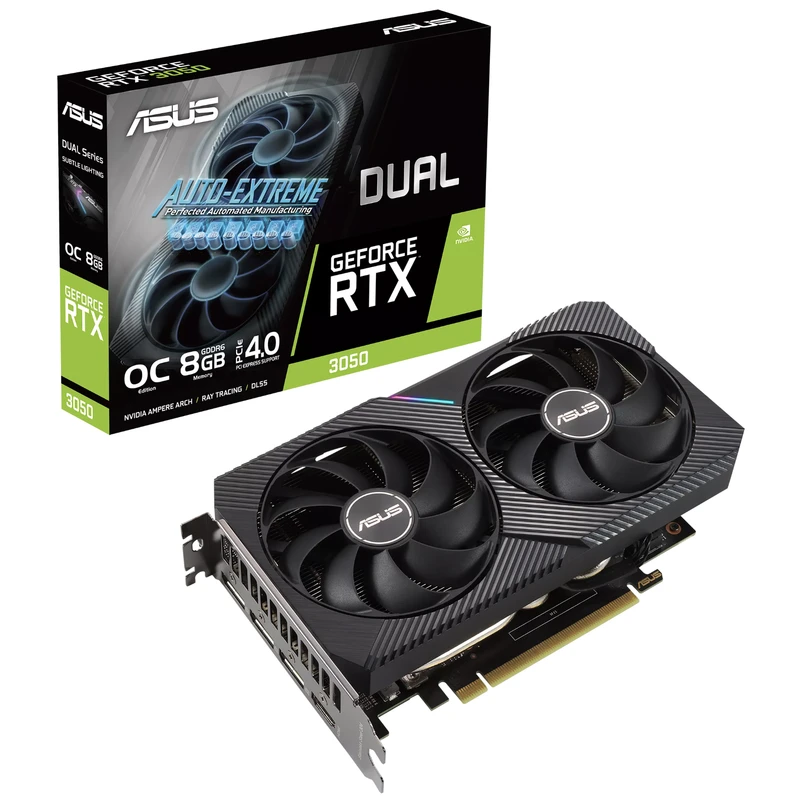 کارت گرافیک ایسوس DUAL RTX 3050 8GB GDDR6 OC