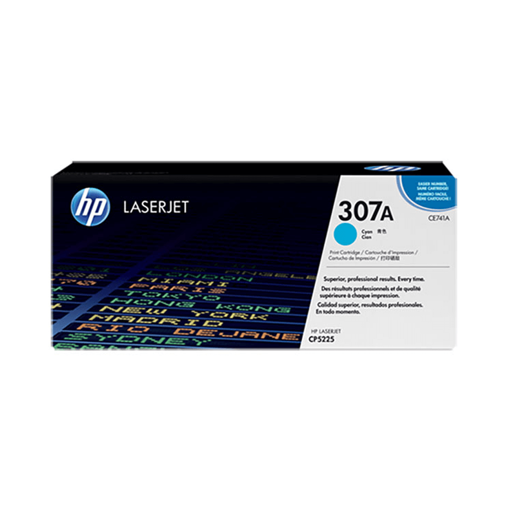 کارتریج 307A اچ پی رنگ آبی HP 307A Cyan Cartridge