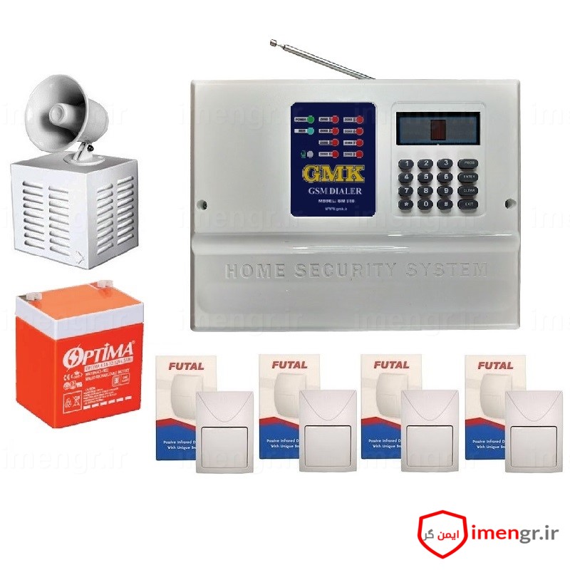 پکیج دزدگیر اماکن سیم کارتی جی ام کا GMK910 M2